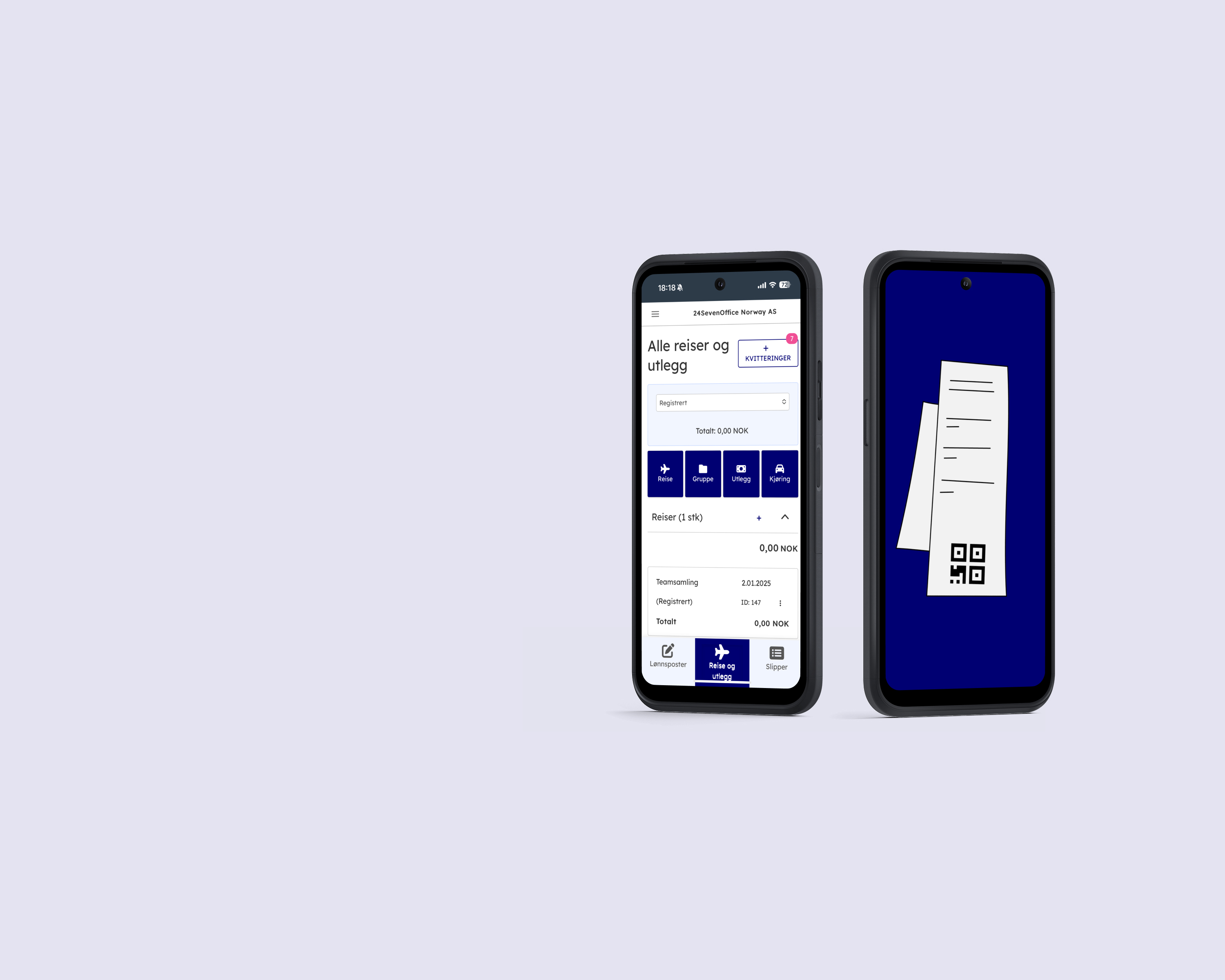 Utlegg mockup 24Payroll